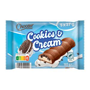 Choceur Chocoladereep cookies & cream