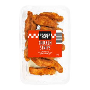 Trader Joe's Chicken strips spicy style met sour cream dip