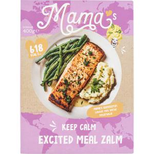 Mama's Excited meal zalm