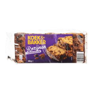 Koek & Bakker Rijkgevulde luxe ontbijtkoek rozijnen
