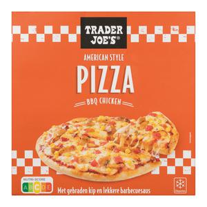 Trader Joe's American style pizza BBQ chicken