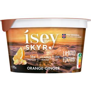 Isey Skyr limited edition orange-ginger