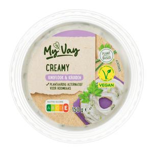 My Vay Vegan roomkaas knoflook & kruiden