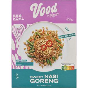 Vood No chicken sate nasi goreng