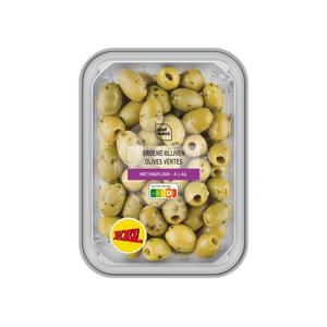Chef Select Groene olijven met knoflook