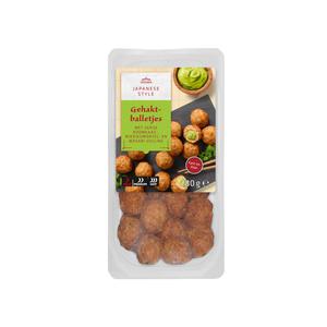 Vitasia Gevulde gehaktballetjes roomkaas-mierikswortel-wasabi