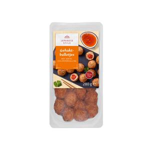 Vitasia Gevulde gehaktballetjes zoete chilipeper