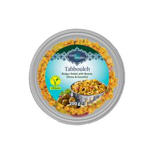 1001 Delights Tabouleh salade met bonen, olijven en courgette