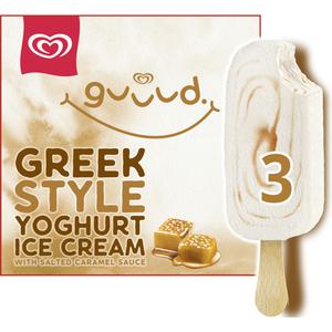 Ola Guuud Greek style yoghurt ice cream caramel
