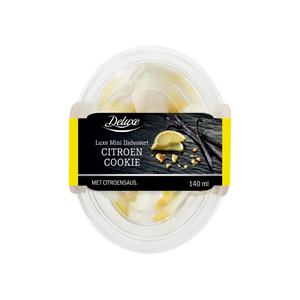 Deluxe Luxe mini ijsdessert citroen cookie