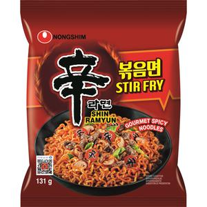 Nongshim Shin ramyun red stir fry