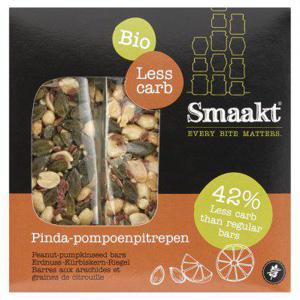 Smaakt Pinda pompoenrepen less carb