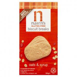 Nairn's Biscuit breaks oats syrup glutenvrij