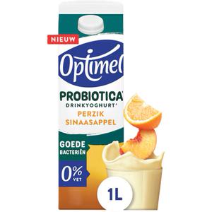 Optimel Probiotica Drinkyoghurt Perzik Sinaasappel 0% Vet