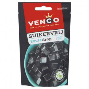 Venco Suikervrij zoute drop