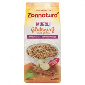 Zonnatura Glutenvr muesli appel/kaneel