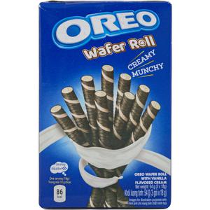 Oreo Vanilla wafer rolls