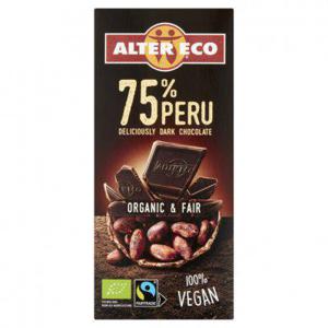 Alter Eco Dark chocolate peru 75% bio