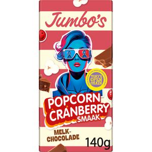 Jumbo's Melkchocolade Popcorn Cranberry Limited Edition