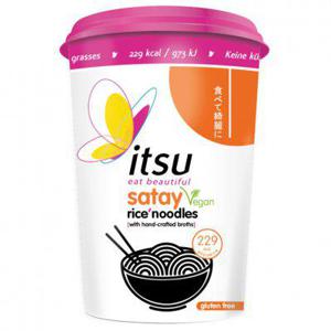 Itsu Satay noodle cup