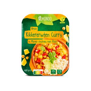 Vemondo Vegan maaltijd kikkererwten curry