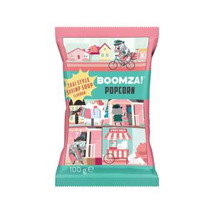 Boomza Popcorn Thai style shrimp soup