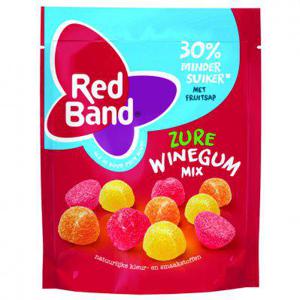 Red Band Zure winegum mix 30% minder suiker