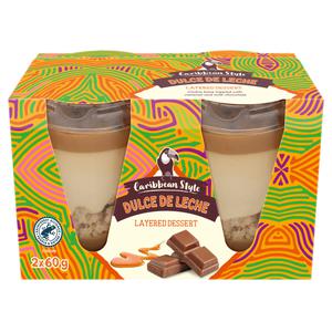 Caribbean Style Dessertglaasjes dulce de leche