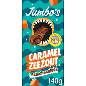 Jumbo's Melkchocolade Caramel Zeezout