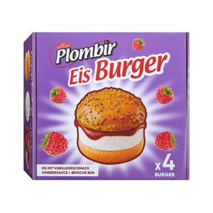 Dovgan Plombir ijsburger vanille-framboos