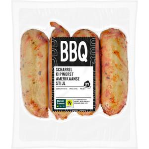 AH BBQ scharrel kipworst Amerikaanse style