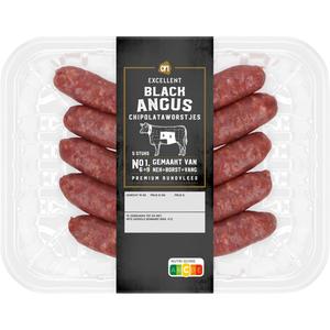 AH Excellent Black angus chipolataworstjes