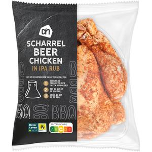 AH BBQ scharrel beer chicken in IPA rub