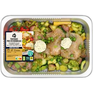 AH Traybake kipfilet prei en roomkaas