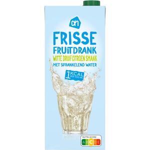 AH Frisse fruitdrank druif-citroen 1kcal