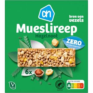 AH Mueslireep hazelnoot zero
