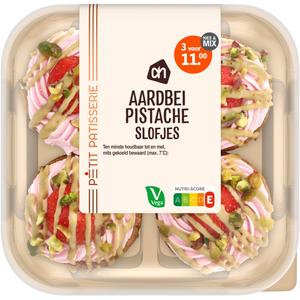 AH Aardbei pistache slofjes