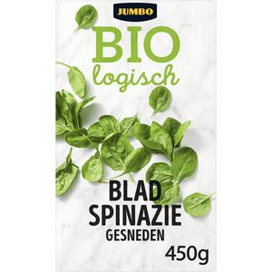 Jumbo Biologisch Bladspinazie Gesneden 450 g