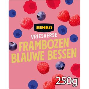 Jumbo Vriesverse Frambozen Blauwe Bessen 250 g