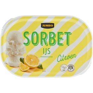 Jumbo Sorbet IJs Citroen 600 g