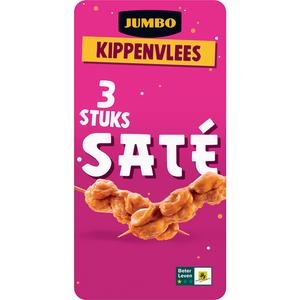 Jumbo Kipsaté op Stokje 3 Stuks