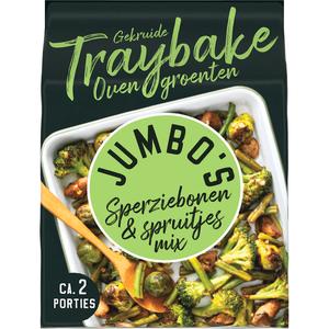 Jumbo's Traybake Sperziebonen & Spruitjes Mix 450 g