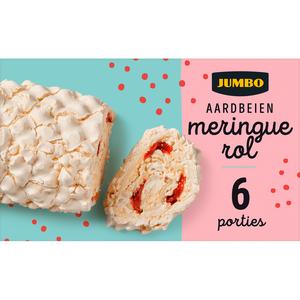 Jumbo Aardbeien Meringue Rol 400g
