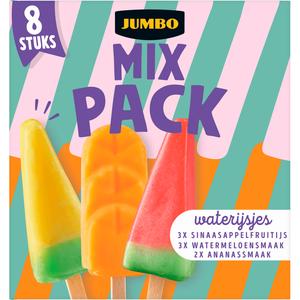 Jumbo Mix Pack Waterijsjes 8 Stuks 455 g