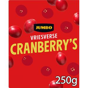 Jumbo Vriesverse Cranberry's 250 g