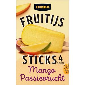 Jumbo Fruitijs Sticks Mango-Passievrucht 4 Stuks