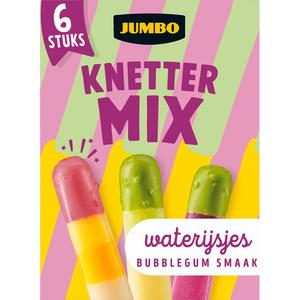 Jumbo Knettermix Waterijsjes 6 Stuks 286 g