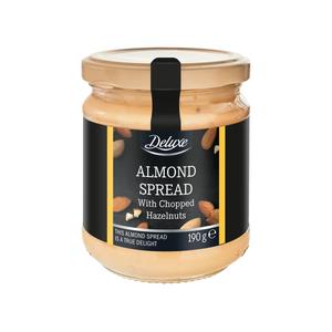 Deluxe Amandel spread met hazelnoten