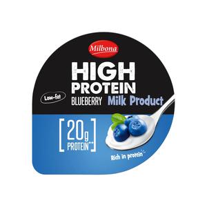 Milbona High Protein dessert blauwe bes