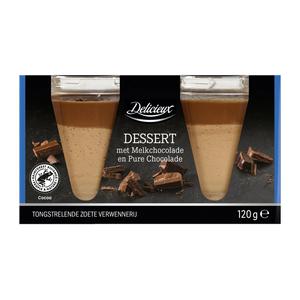Deluxe Dessertglaasjes chocola
